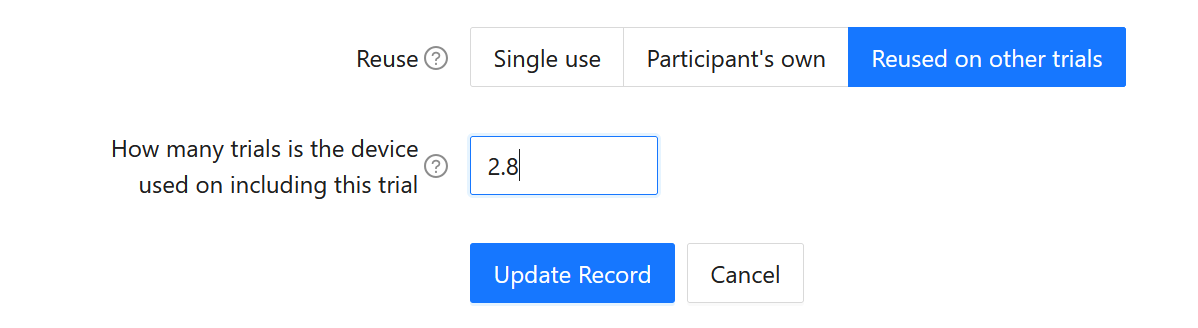 Other participant devices reuse